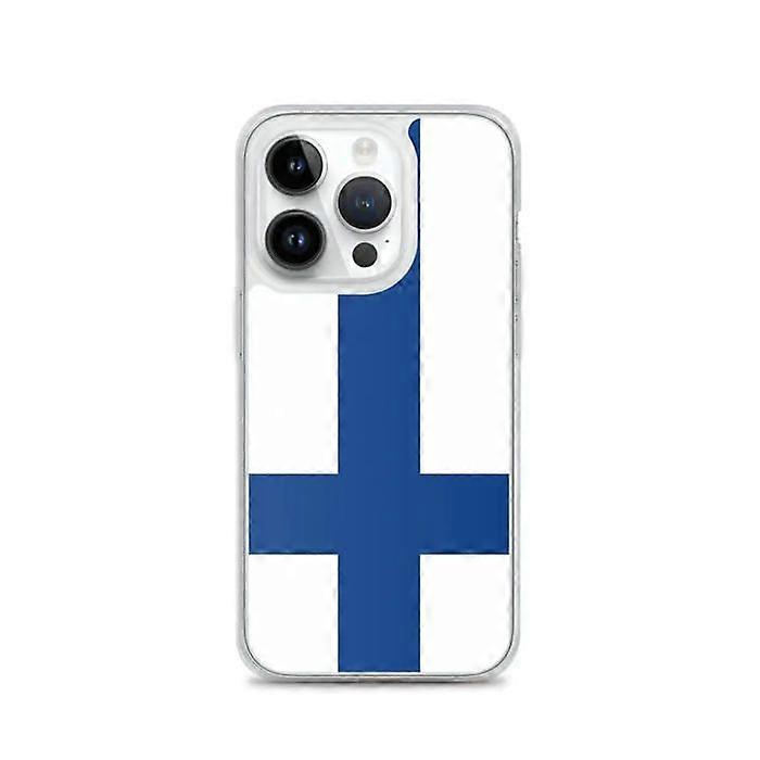 iPhone Case - Finland - Flag - Flexible - Multicolored - Compatible with iPhone 14 Pro