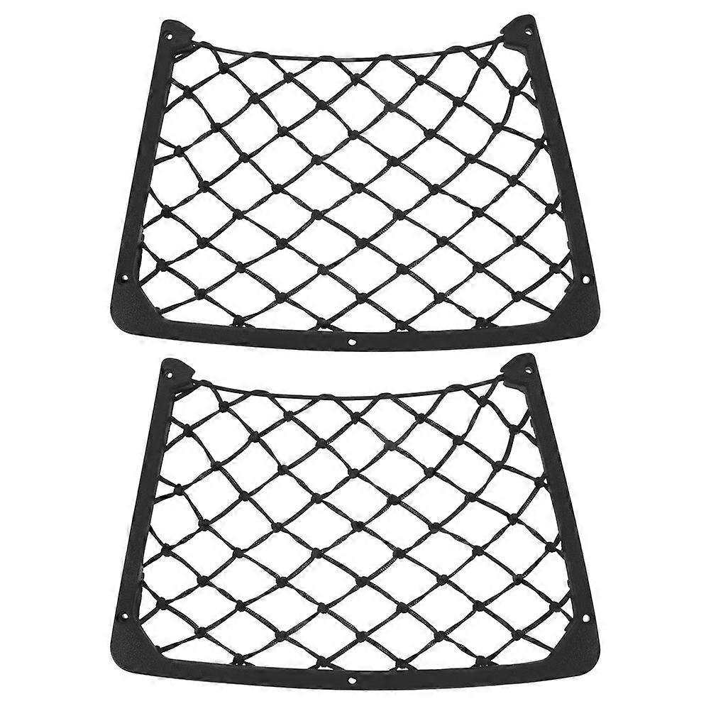 Car Mesh Net Organizer Elastic Trunk Storage Net for RV, Groceries, Tools, High Strength & Flexibility, Durable Vehicle Accessories (2pcs)