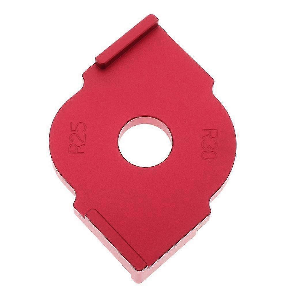 R5 R10 Aluminum Alloy Rounded Corner Bit Templates Positioning Plate-color: R25-R30
