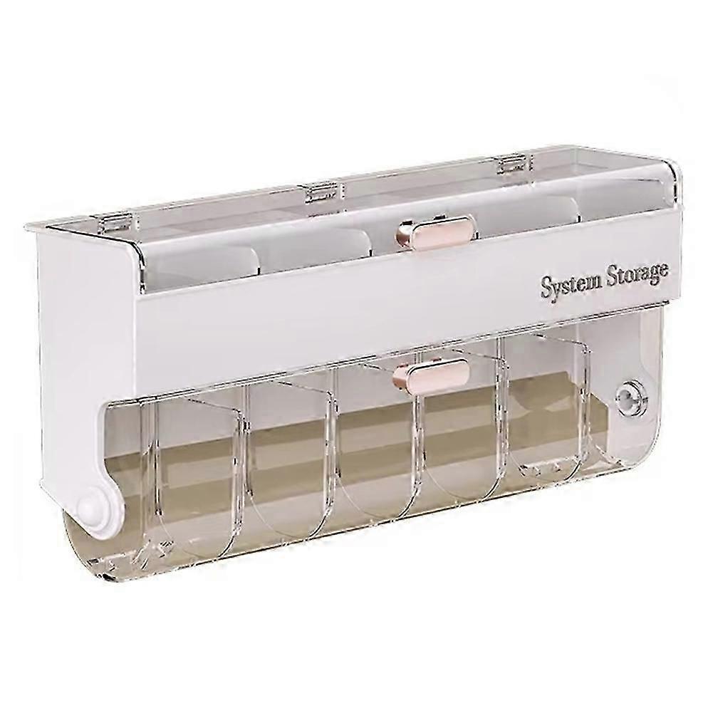 Wall-Mounted Sock Storage Box - Space-Saving Underwear Organizer A