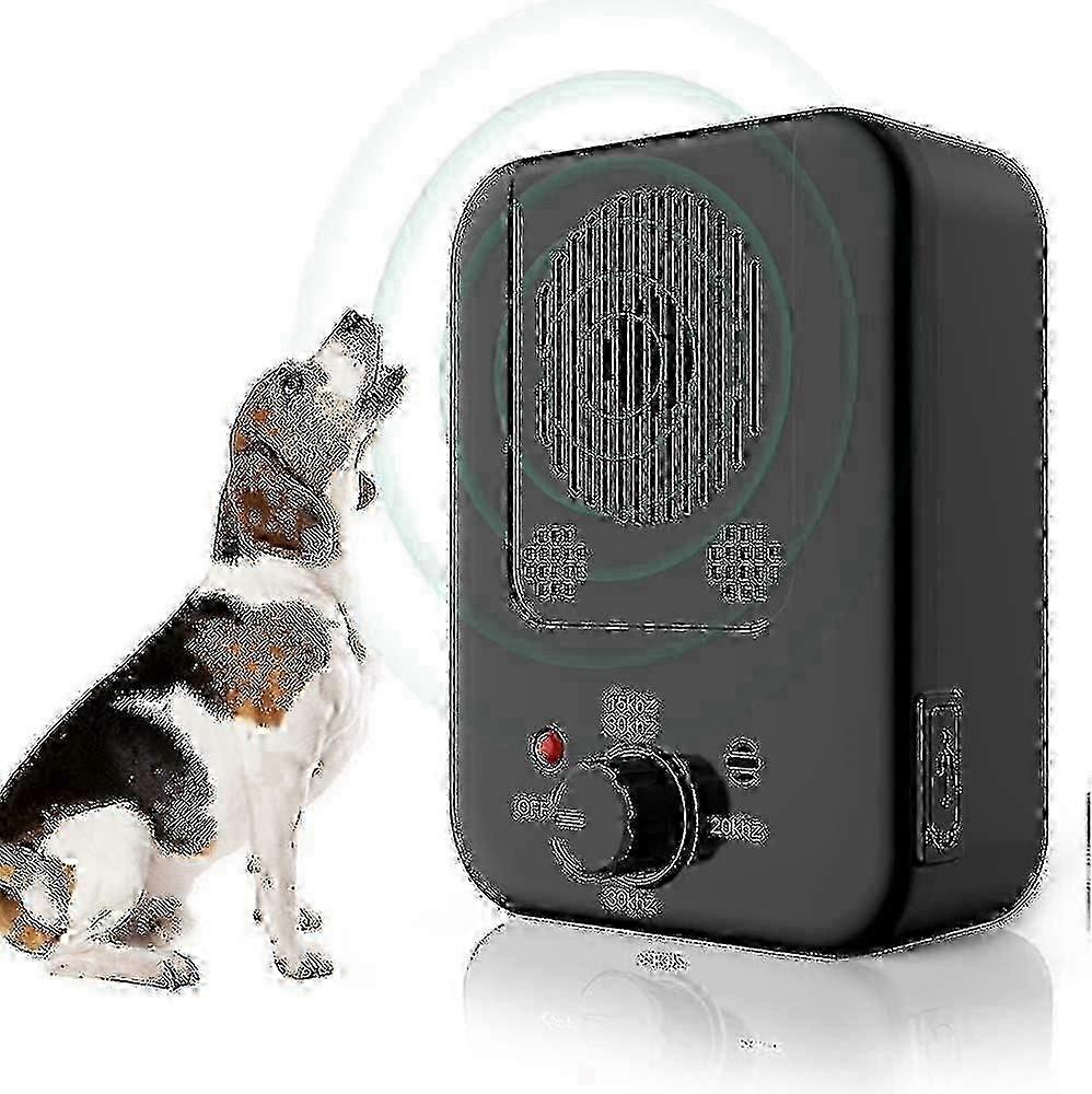 2024 Dog Anti Bark Device Adjustable Frequency 3 Ultrasonic Anti Bark Device Dog Training Anti Bark-bv