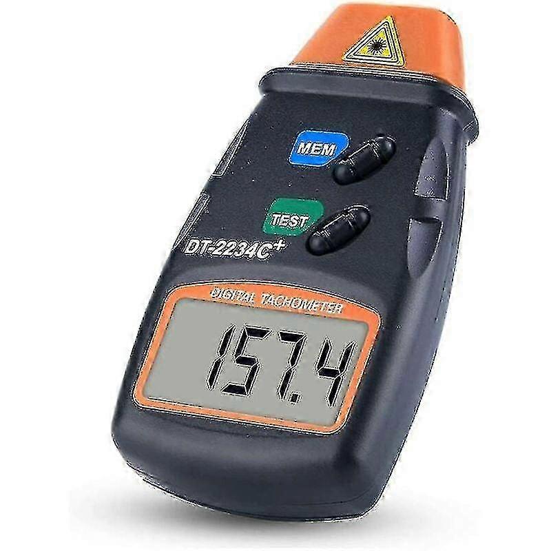 Digital Tachometer, Non-contact Tachometer, Lcd Digital Tachometer, 2.5rpm-99.999rpm Tachometer Range, With 3 Reflective Strips An SZRH