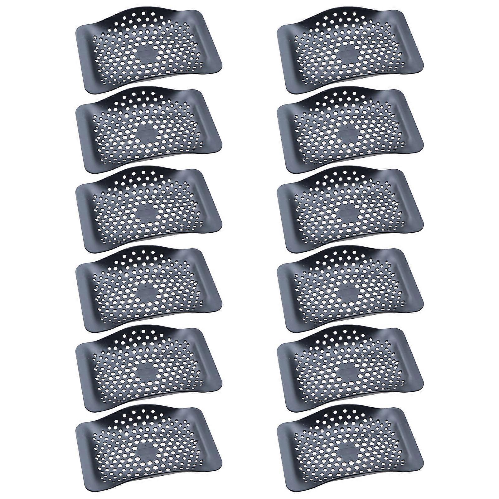 Bulk 12 Pieces Sturdy Plastic Food Baskets Reusable Service Trays Home Accessory for Fast Food Outlets Parties And BBQs