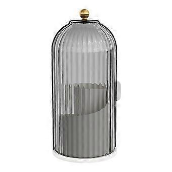 Makeup Brush Holder Cosmetic Organizer Waterproof AntiSlip Display Case 360°
