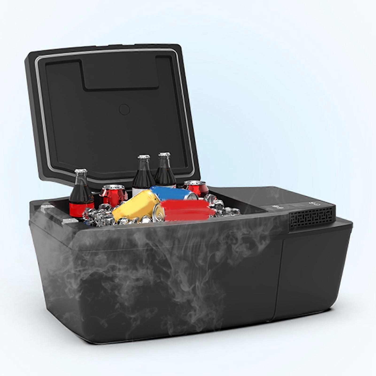 Freezer for Model 3 45W 20L Smart APP Control Compressing Cooling Noiseless Car Mini Refrigerator with LCD Display LED Light for Camping 12V 24V 