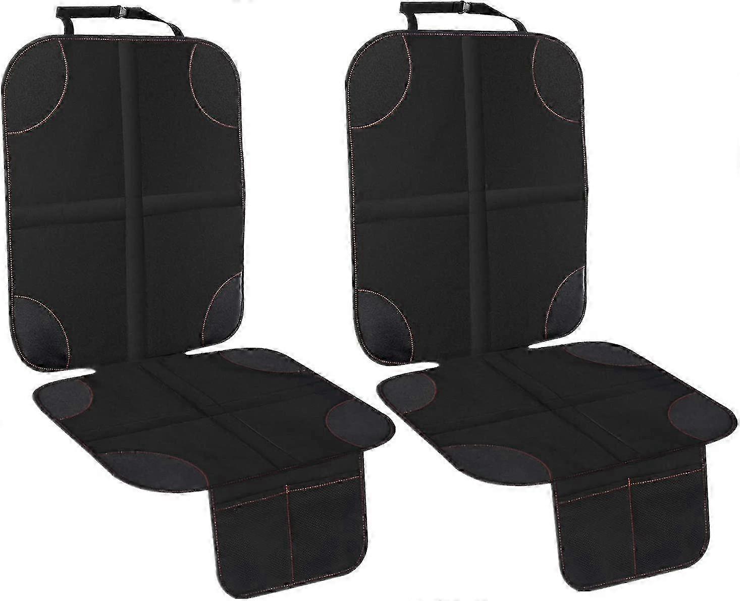 Set mit 2 dick gepolsterten Autositzbezügen - Leder- oder Stoffoptionen