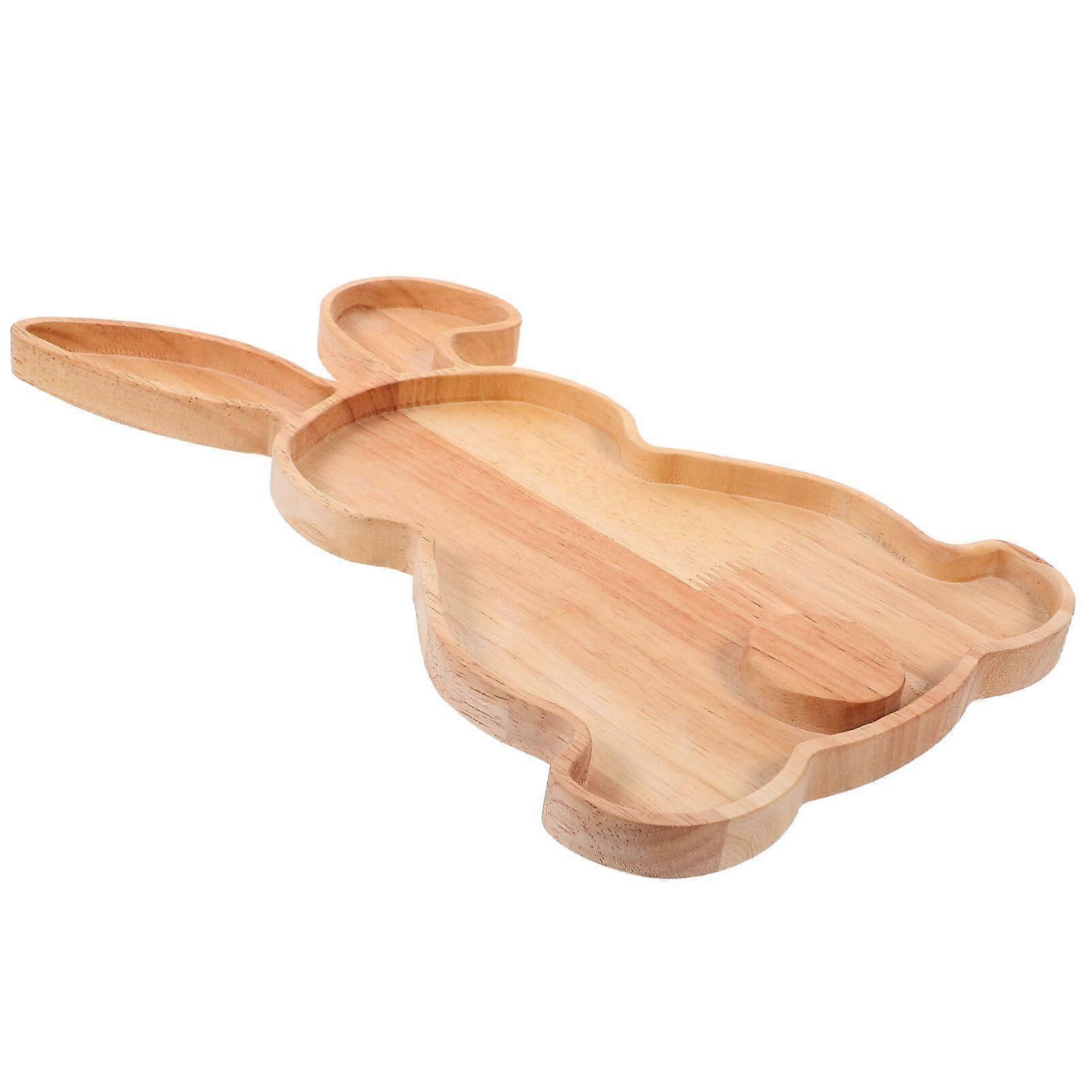 Wooden Sausage Board in Rabbit Shape - Rabbit Shaped Cutting Board, Easter Bunny Chopping Board, Cheese Board