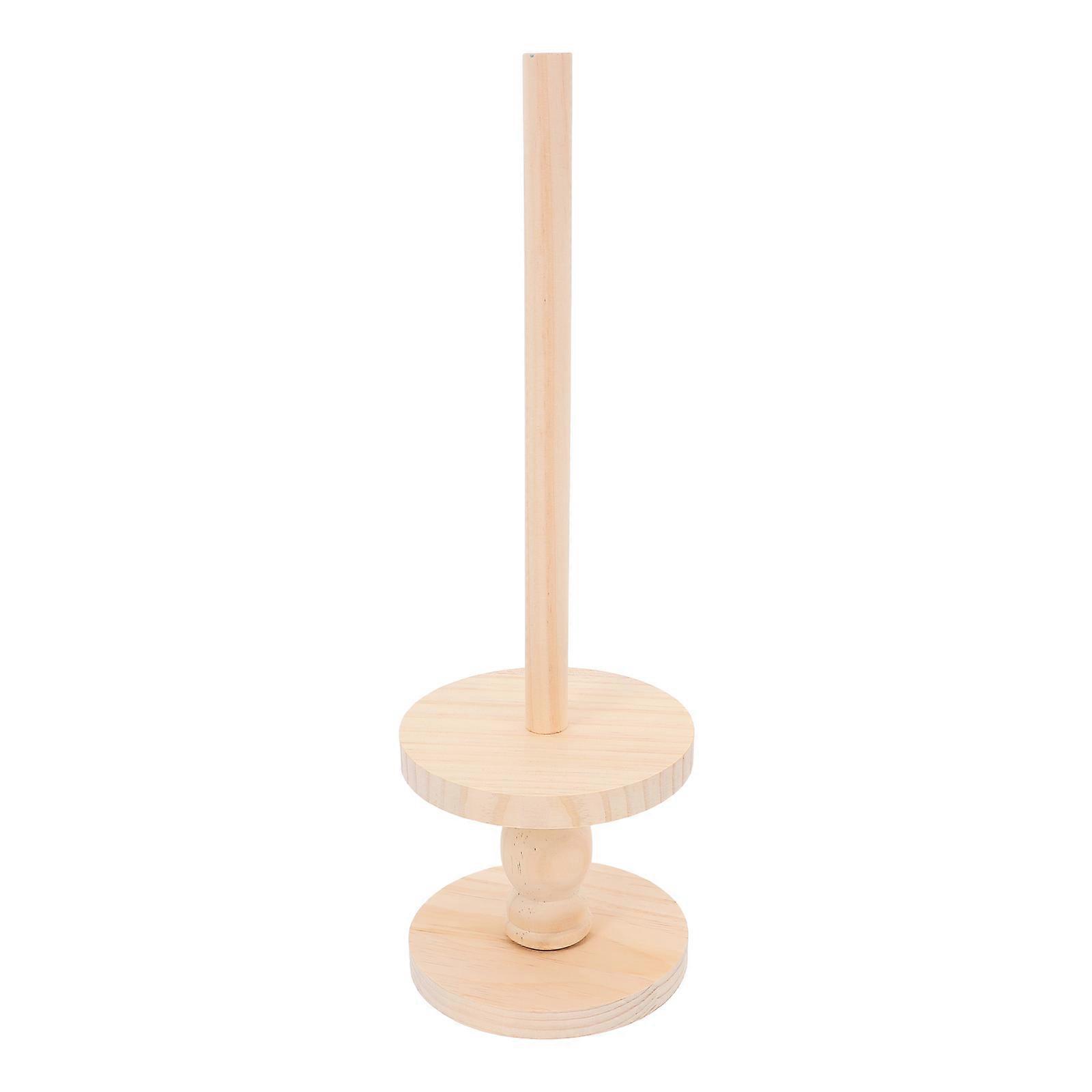Wood Donut Stand Display Bagel Stand Birthday Party Table Decoration Easy Assembly Weight Bearing 2Pcs