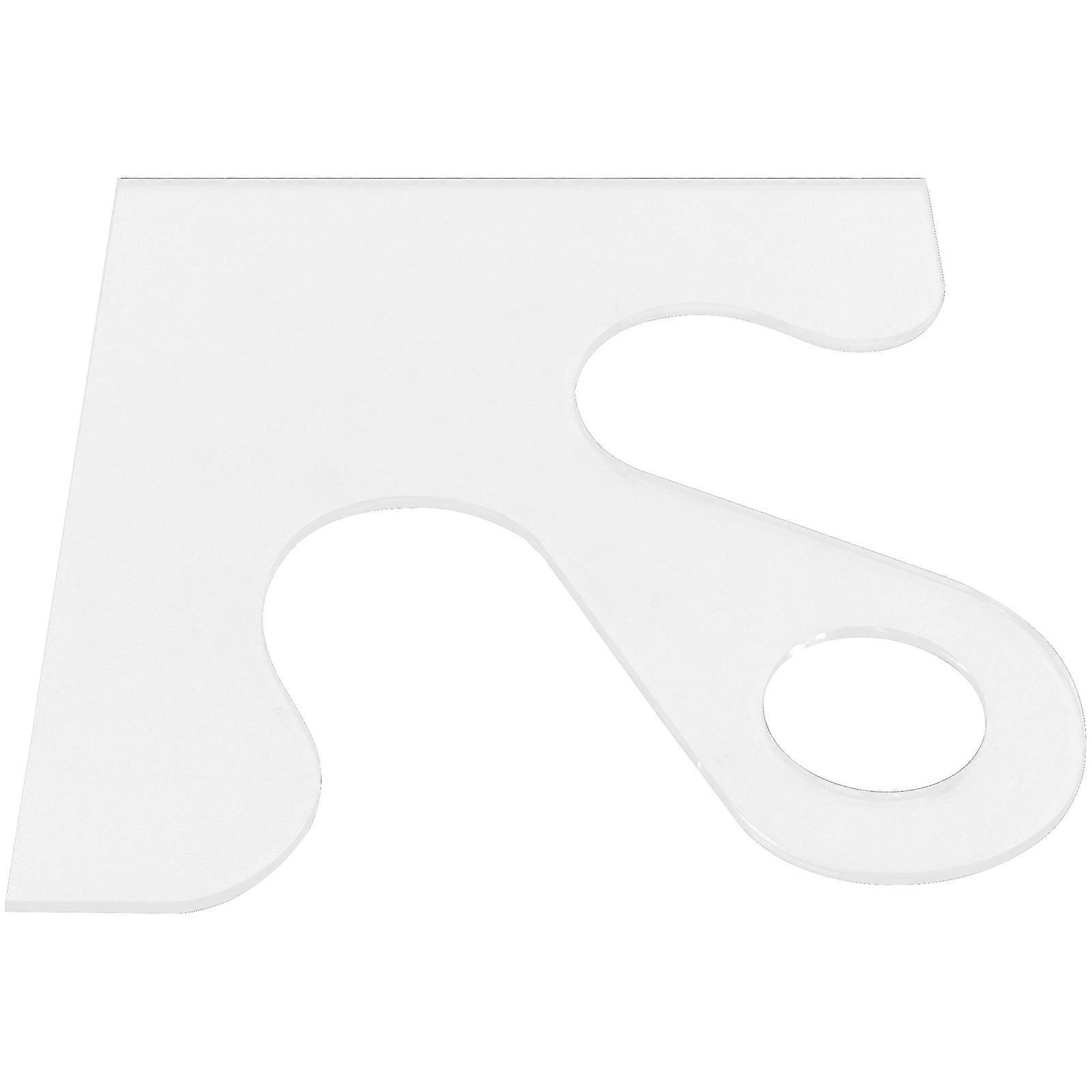 Router Templates Woodworking Template Slip Prevention Transparent 20.00X20.00X0.30CM 1Pack