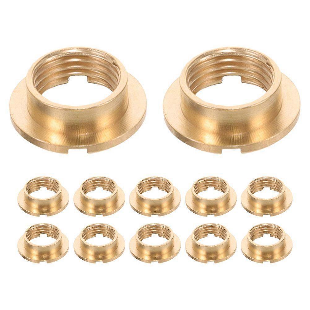 12 Pcs Quartz Clock Accessories Nuts Diy Clock Part Clock Mechanism Nut Clock Movement Replacement Silence Clock Movement Nut Clock Repair Part