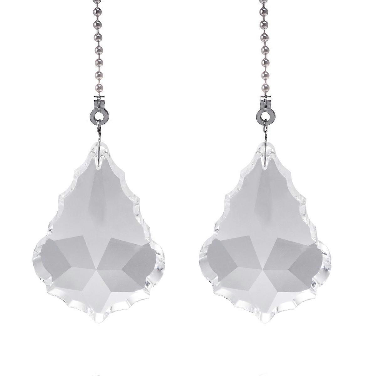 Fan Chains Practical Design 7.6Mm White Plastic On-Off Switch Ceiling Lamp Replacement 2Pack