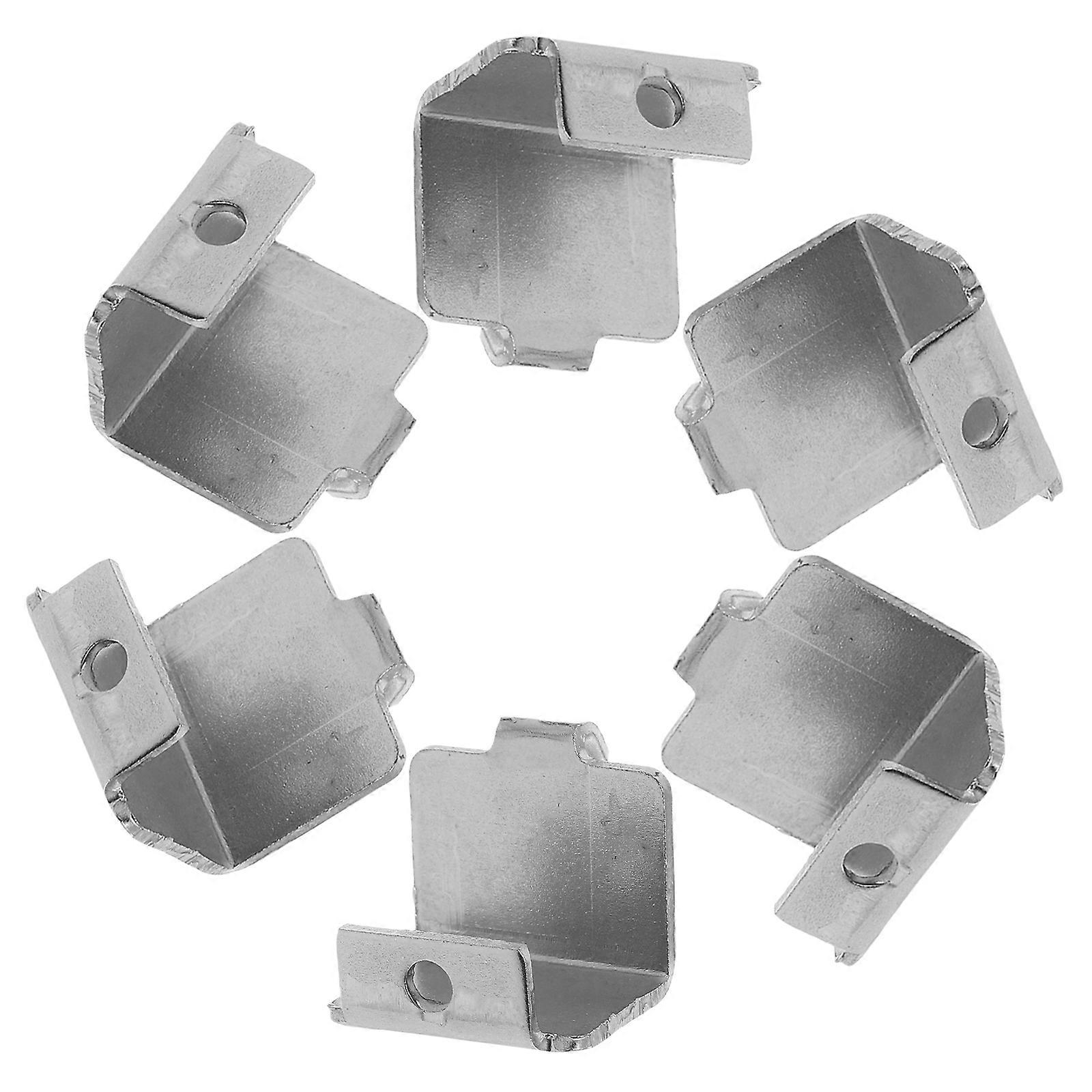 6pcs Freezer Rack Clips, Refrigerator Shelf Brackets Supports Hooks, Durable Non Slip Design for Beverage Cabinets Coolers Shelves