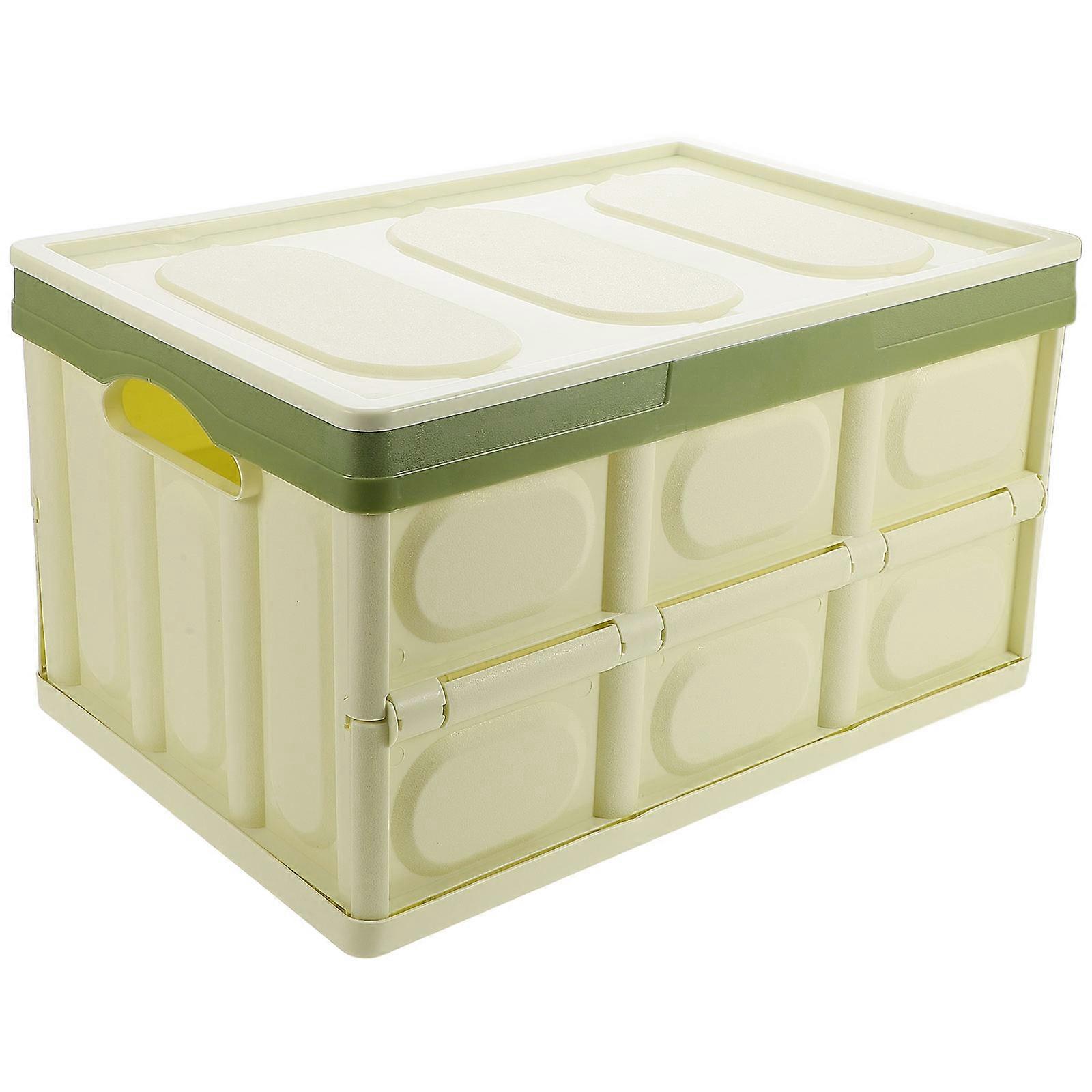 Trunk Organizer Car Trunk Box Vehicle Trunk Organizer Foldable Storage for Car Travel 38.50X25.50X21.00CM 1Set