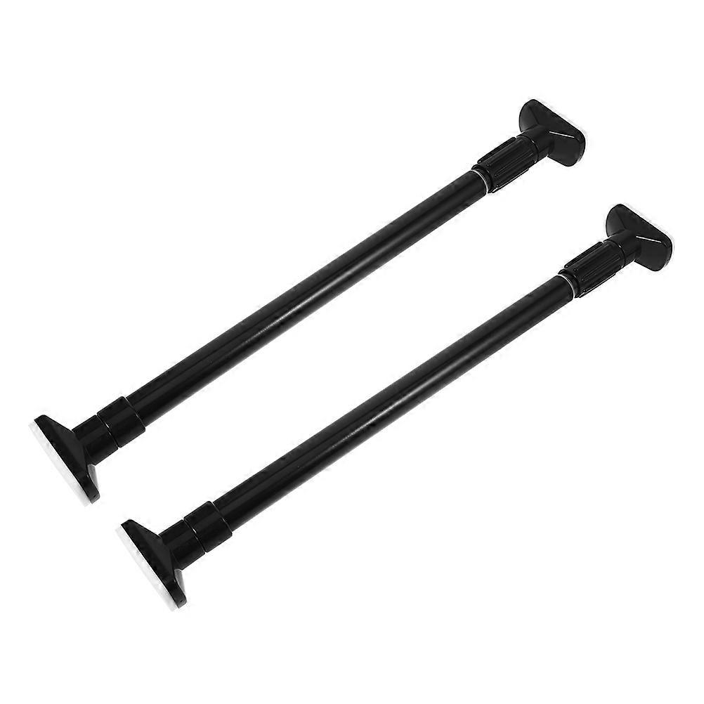 Expandable Curtain Rod Tension Rod Adjustable Length For In Bathroom Sleek Exterior 2Pcs