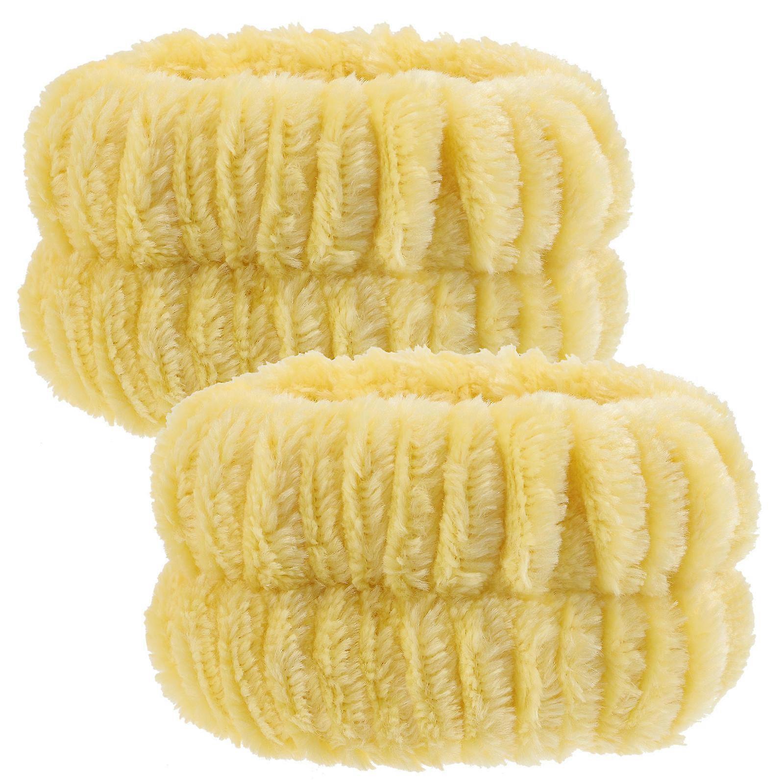 Face Wash Wrist Band Spa Wristbands Avoid Wetting Clothes 2.36x1.97in Skin Care 2Pcs