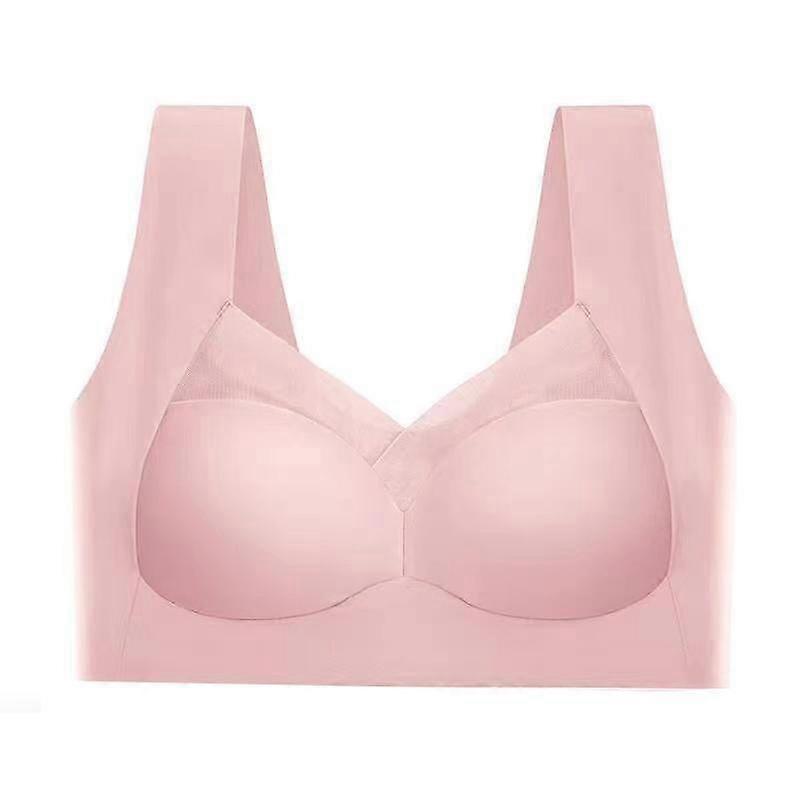 Sport Bras Plus Size Bralette Sexy Backless Push Up Seamless Bra Brassiere Vest Gathers Shock-Proof Wireless Top Unwired Bra Without Frame