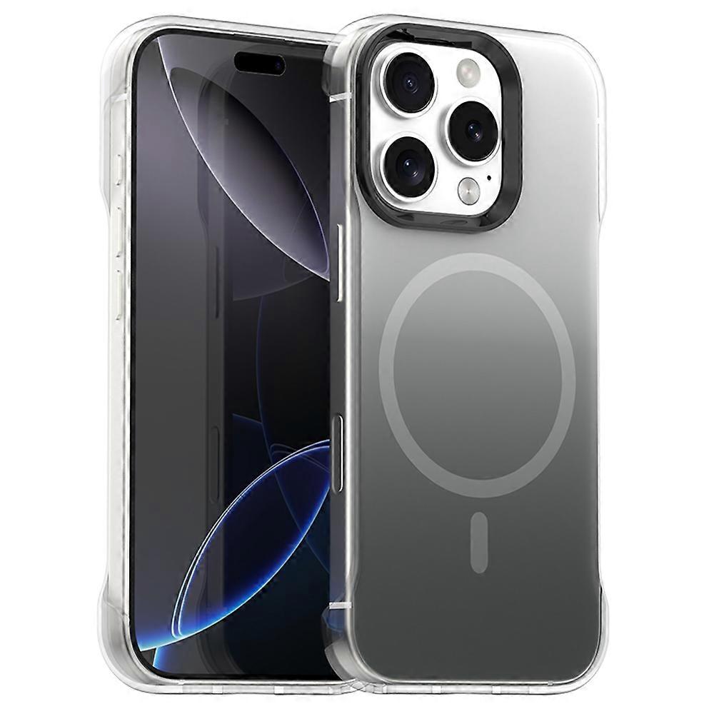 For iPhone 16 Pro Max Case Compatible with MagSafe Frameless TPU PC Phone Back Cover