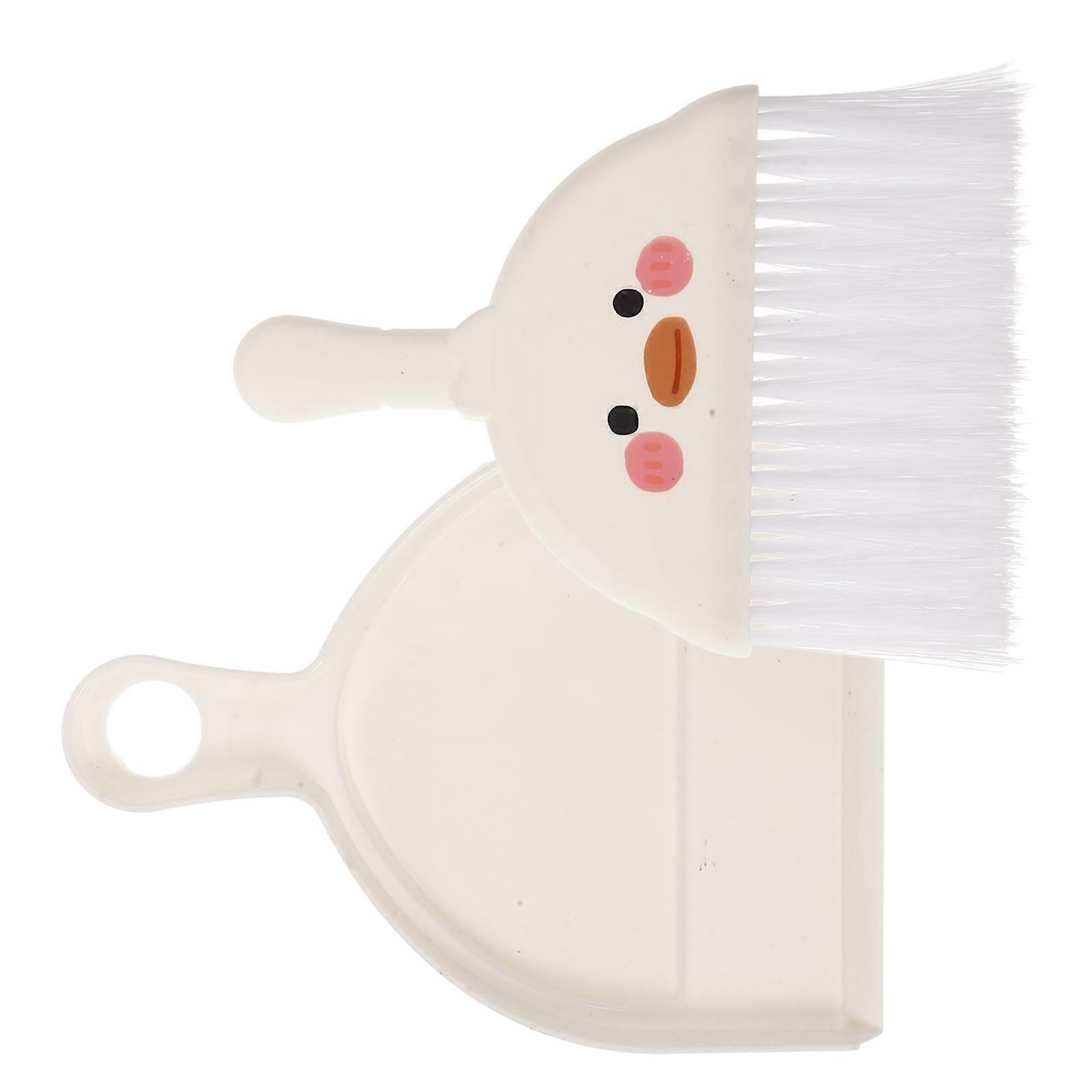 Mini Broom and Dustpan Set Kitchen Cleaning Plastic Ergonomic Handle 1Set