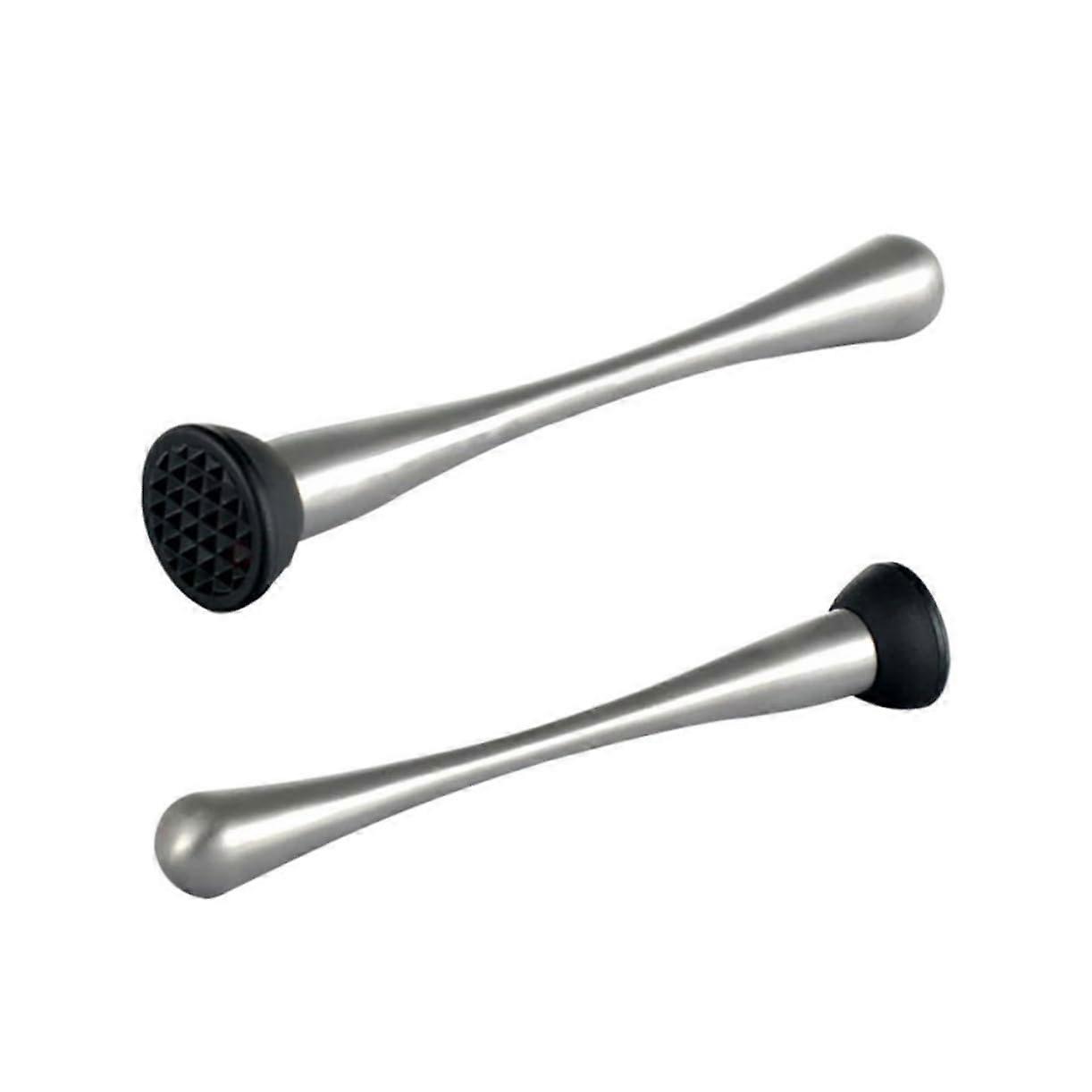 Cocktail Tools Cocktail Muddler Stainless Steel Cocktail Mixing Spoon Bar Tools Silver