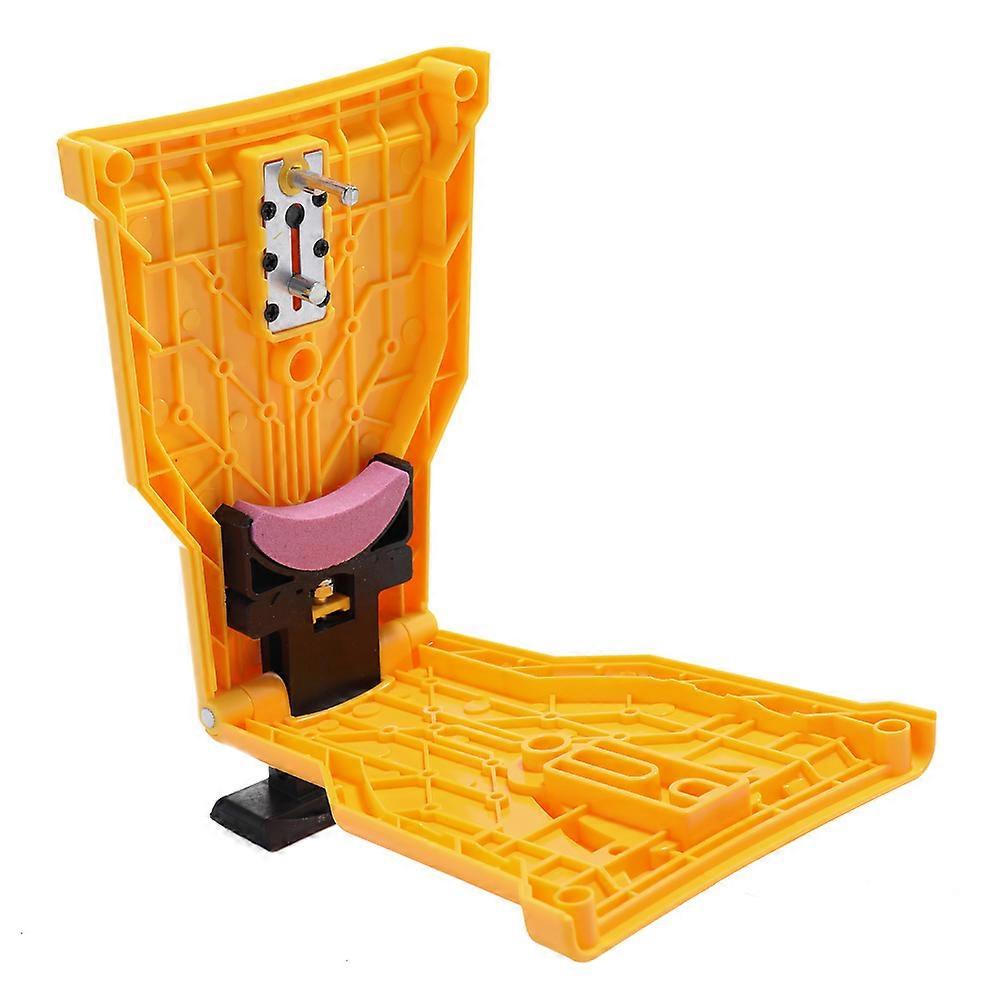Professional Yellow Saw Chain Sharpener 210x140x35mm Quick Tool