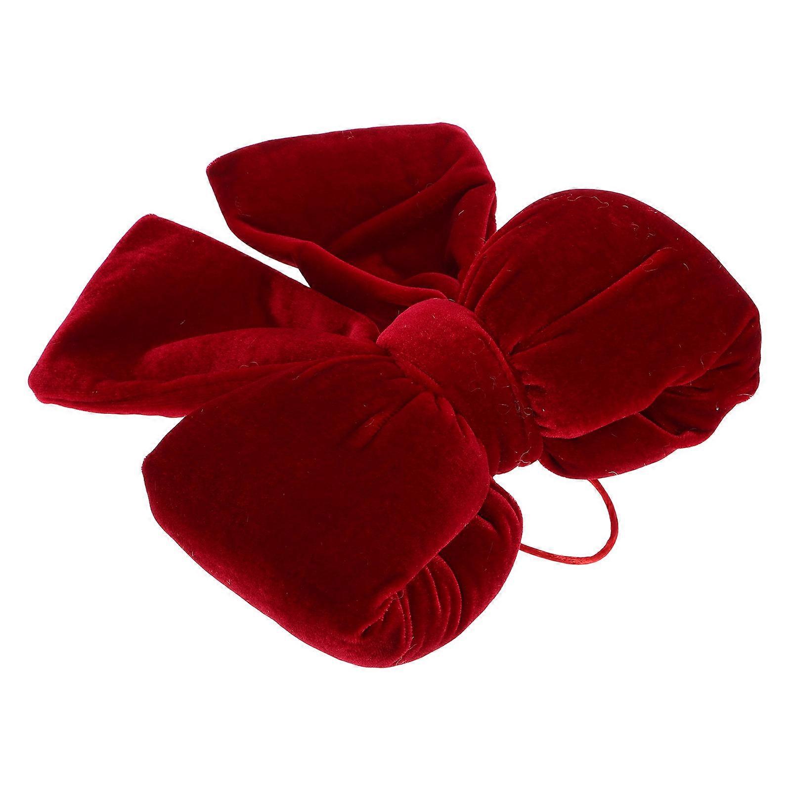 Extra Large Christmas Bows Red Bow Minimalist Design Home Front Door Decoration Wall Decoration 21.00X17.00X7.00Cm 1Pcs