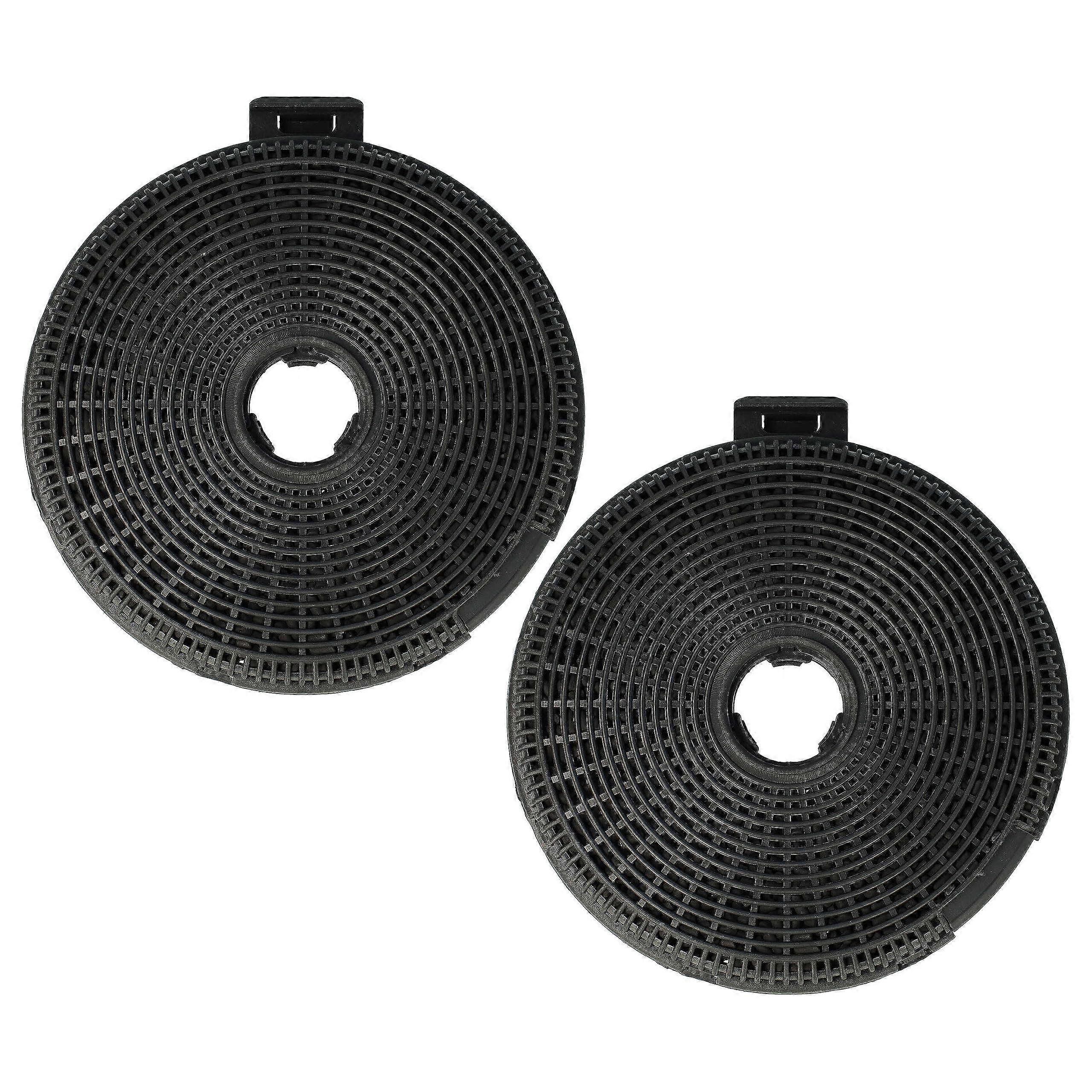 2 x 20 cm Activated Carbon Filters for Cooker Hood Extractor - Compatible with Various Models