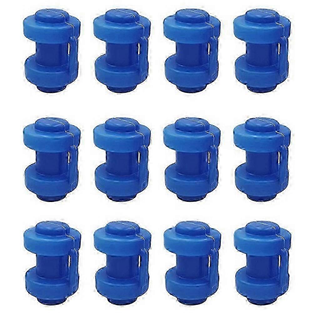12 Pcs 25 mm Trampoline Caps for Attaching Safety Net to Net Poles
