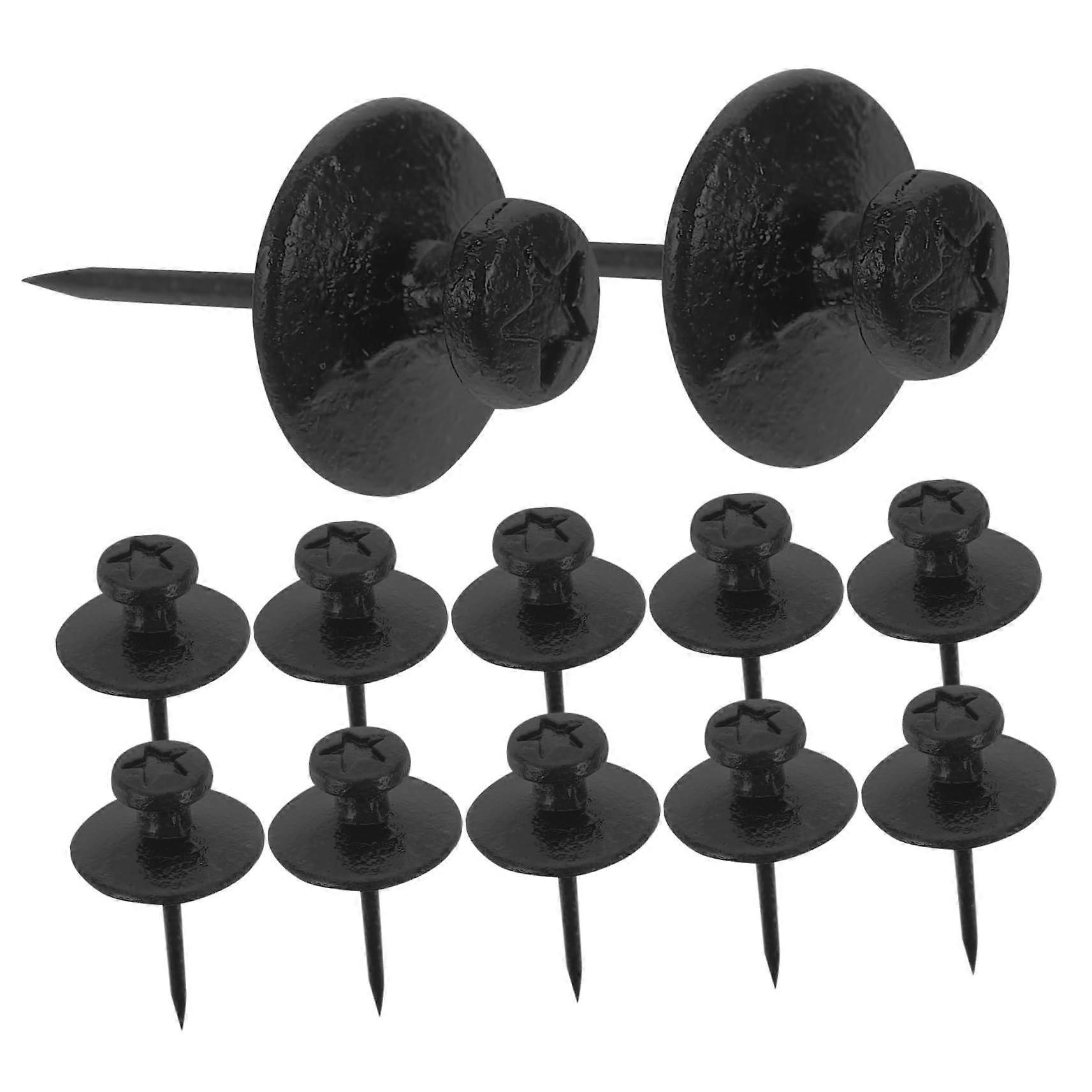 30 Pieces Flat Head Decorative Push Pins Multifunctional Thumbtacks for Corkboard Office DIY Projects Photos and Cards
