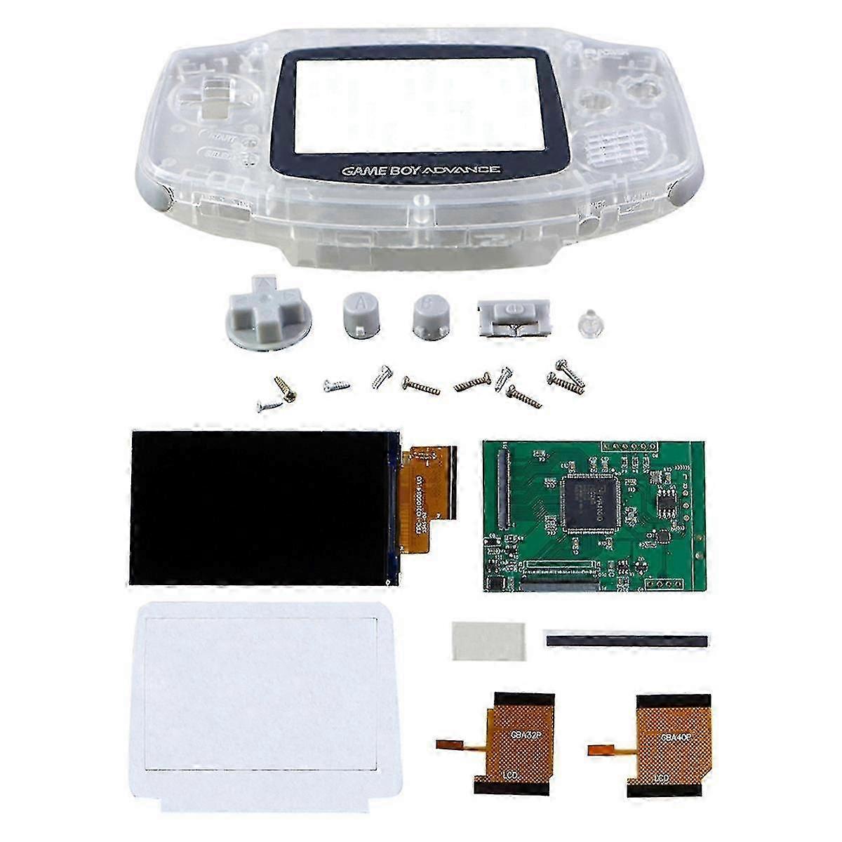 suitable for gameboy advance 2.9 inch ips high brightness lcd screen and case kit