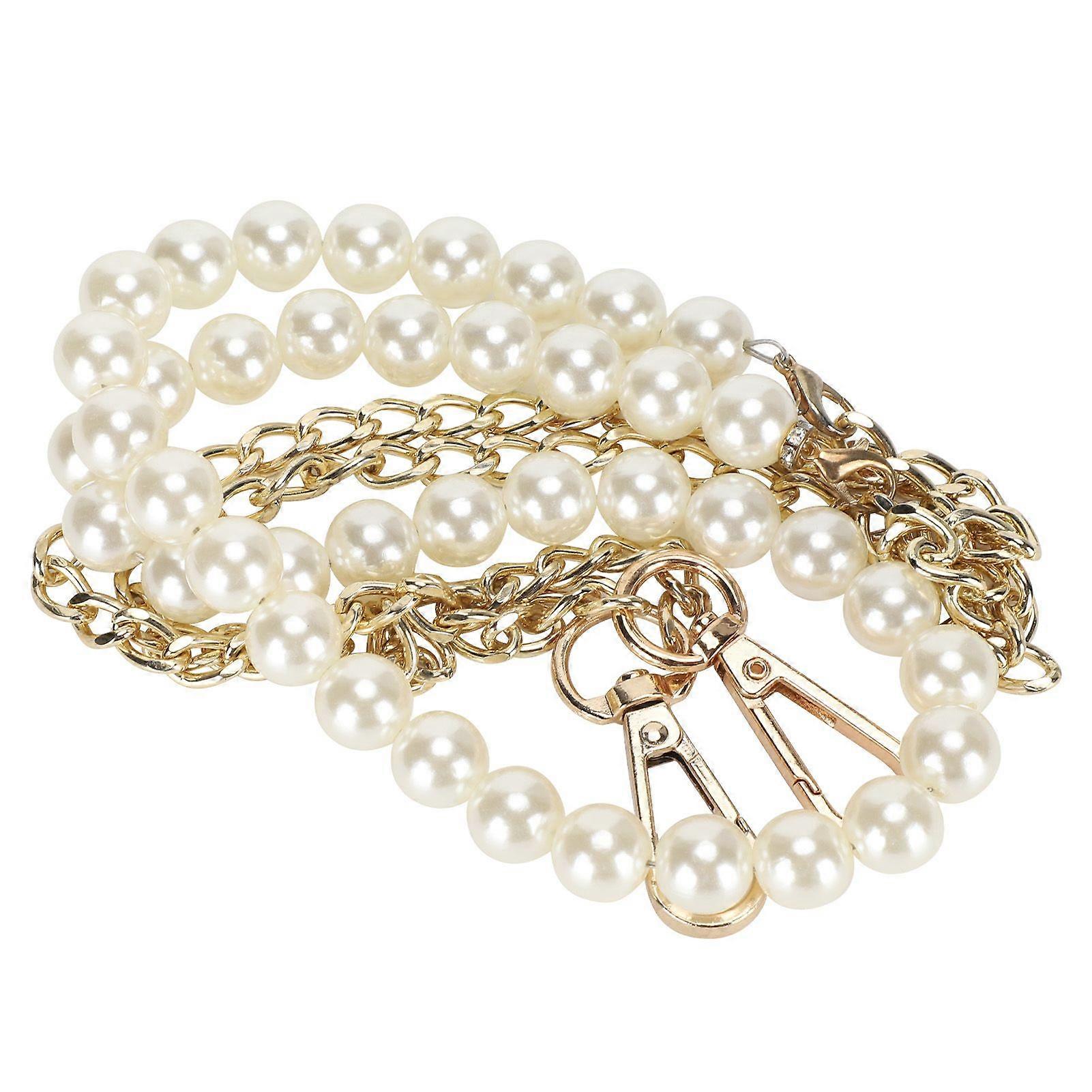 2025 Latest Model  Imitation Pearl Bead Handle Bag Chain Strap Replacement for