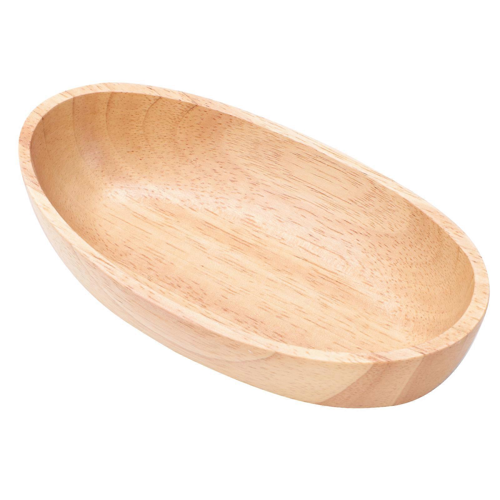 Orange Food Serving Tray for Home Use Sturdy Synthetic Material Fruit Dish Storage Solution