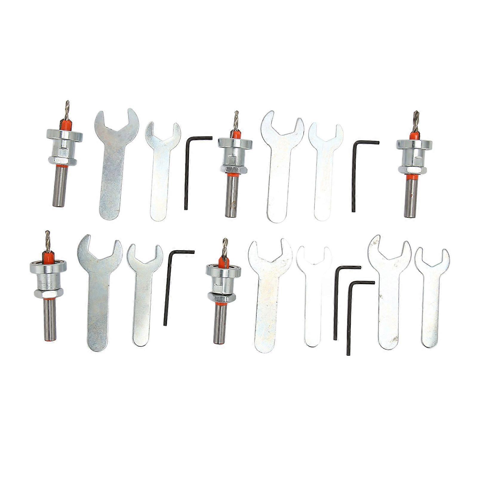 2025 Latest Model  5 Sets Counter Sinker Drill Bit Set Adjustable Wood Hole