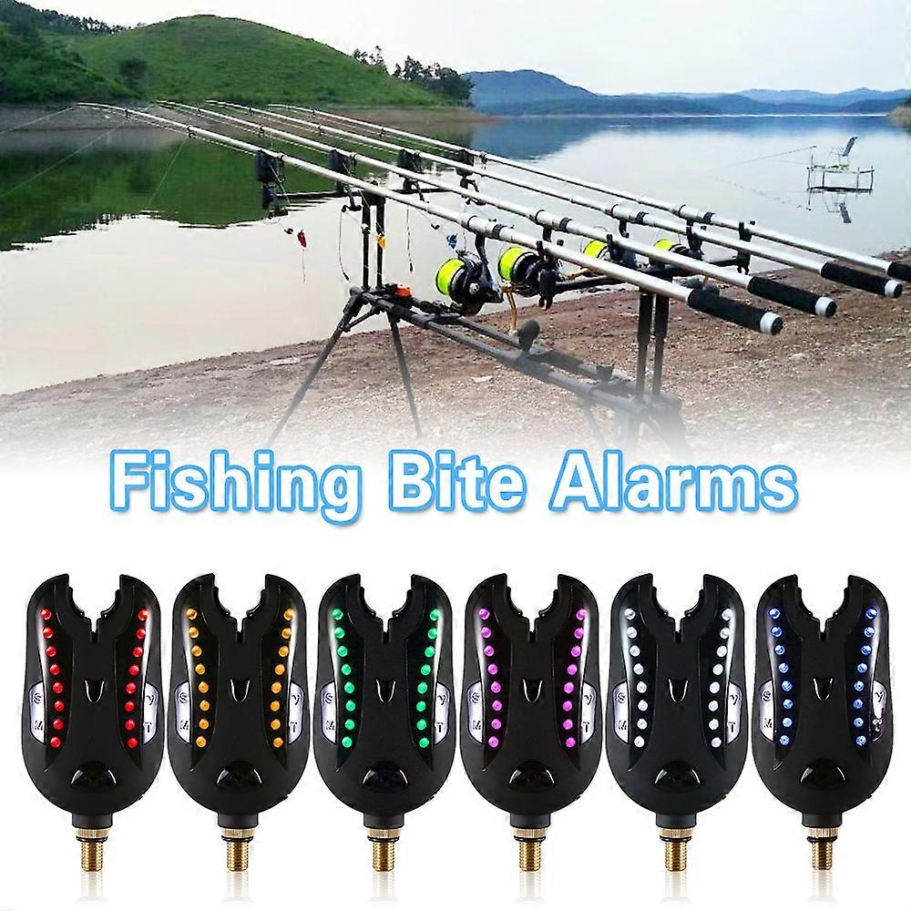 TARUOR Wireless Digital Bite Alarms Set Fishing Receiver Sound Alert Kit Led Alarm Indicator with Portable Case