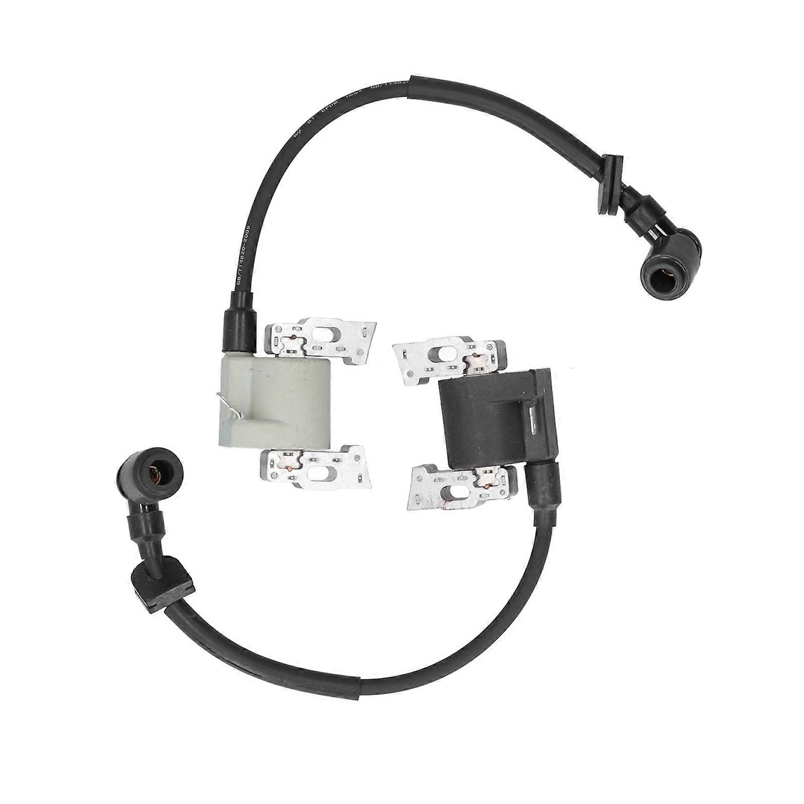 Pair Ignition Coil Set Left Right 30500‑ZJ1‑013 Replacement for GX610 18HP V Twin Engines Lawn Mower