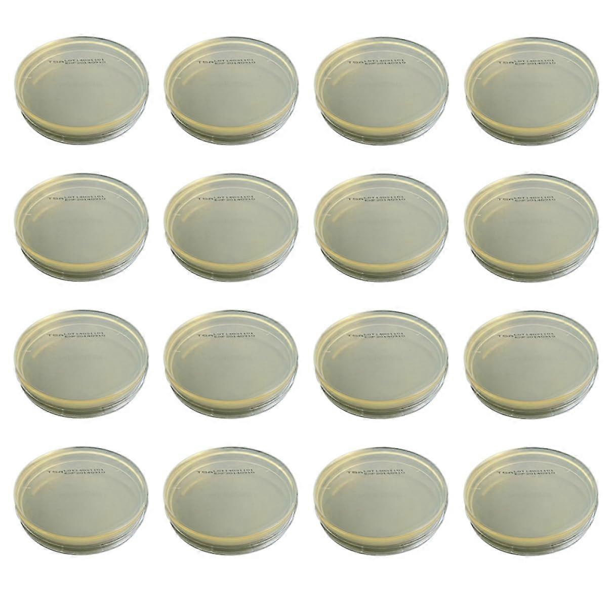 Agar-Medium Petri Dish Set - 30 Organic Agar Culture Plates for Growing Molds and Microbiology Experiments