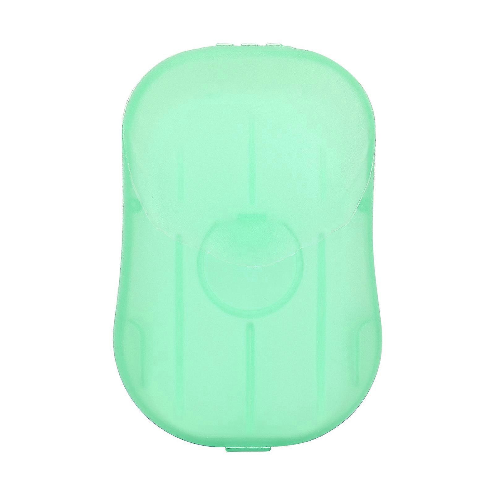 20Pcs Disposable Soap Paper Sheets Mini Portable Travel Paper Soap Hand Washing Soap Sheets