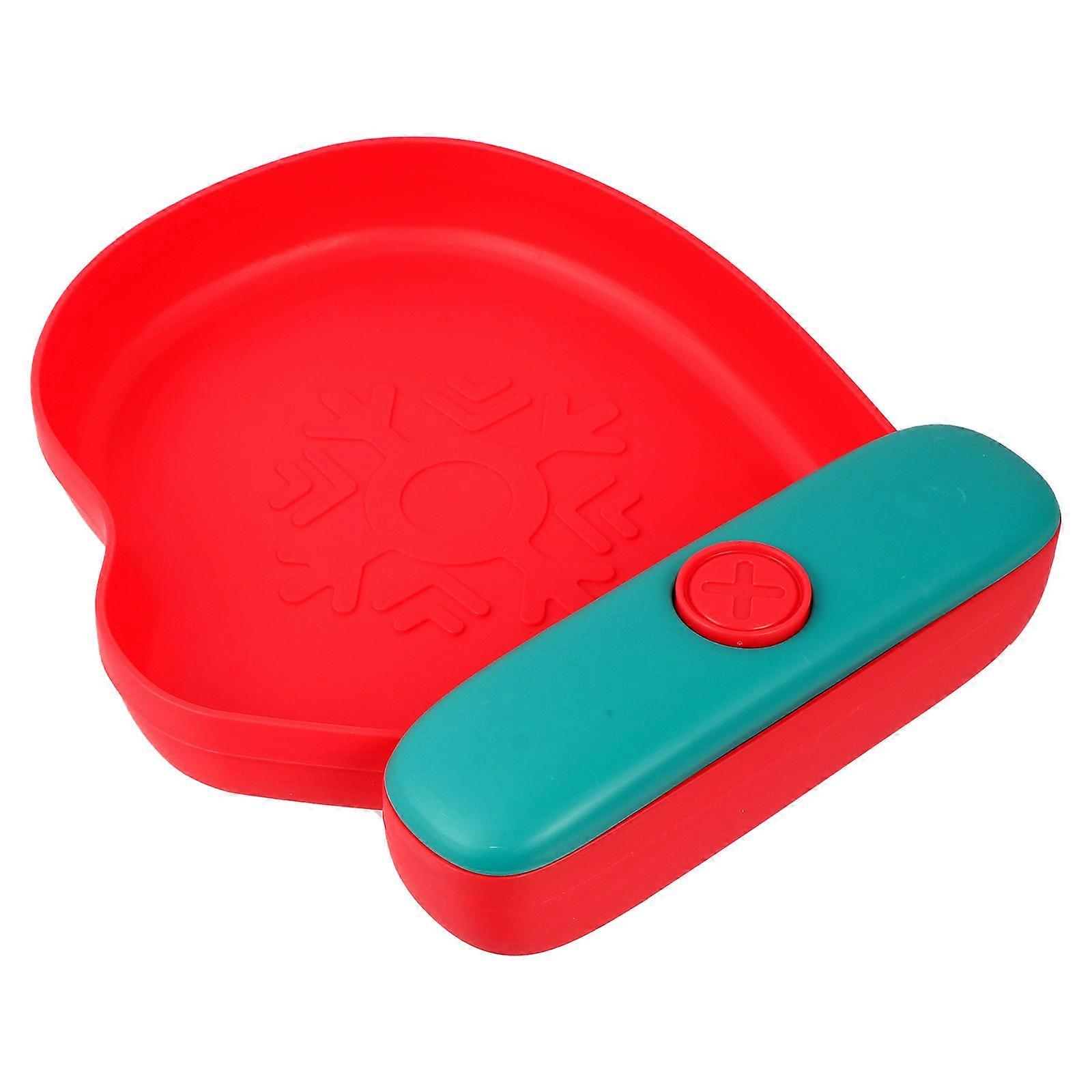 Appetizer Tray Mitten Shape Fruits Tray Dish Creative Snacks Candy Tray Plates Red 21x17cm Storage 1Pc