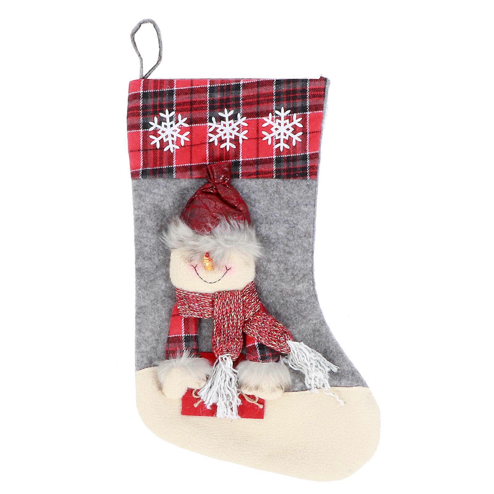 悬挂圣诞节日丝袜袜礼品袋悬挂吊坠圣诞树装饰