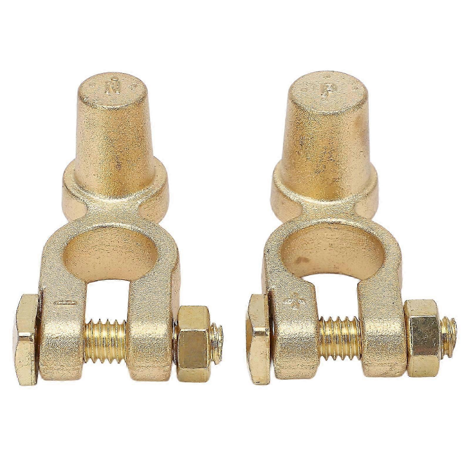 1 Pair SAE to JIS Car Battery Terminal Connector Positive Negative Top Post Battery Terminal for Auto NO.70646