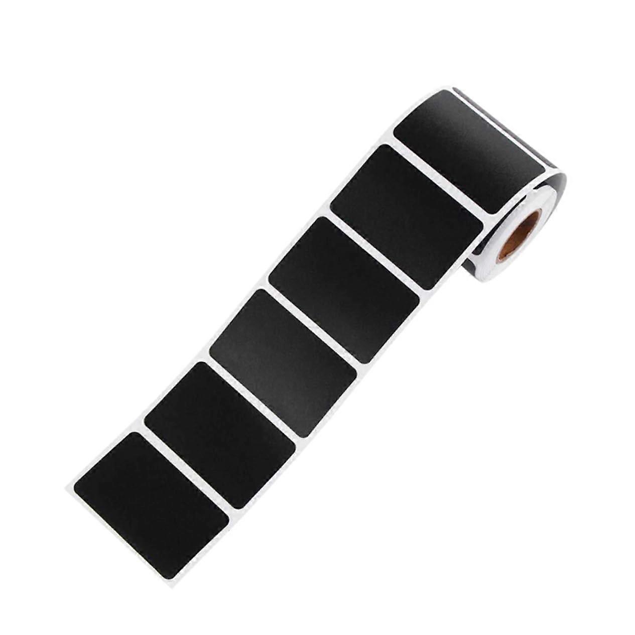 Self-Adhesive Blackboard Labels Rectangular For Spice Jars Writable Chalk Marker Reusable And Removable 150-Piece Set