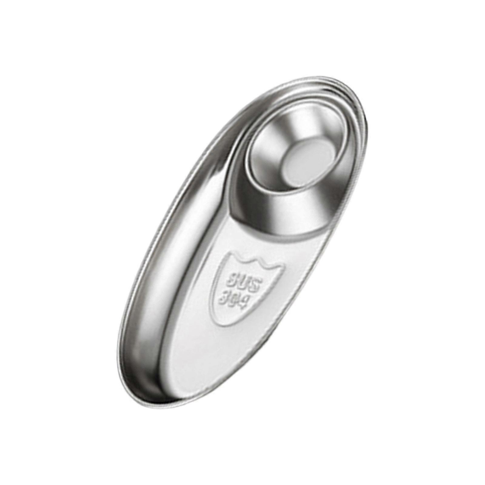 Luxurious 304 Nonrust Steel Appetizer Plate With Golden Surfaces Tarnish Proof Design Suitable For Event And Daily Meals  Silver