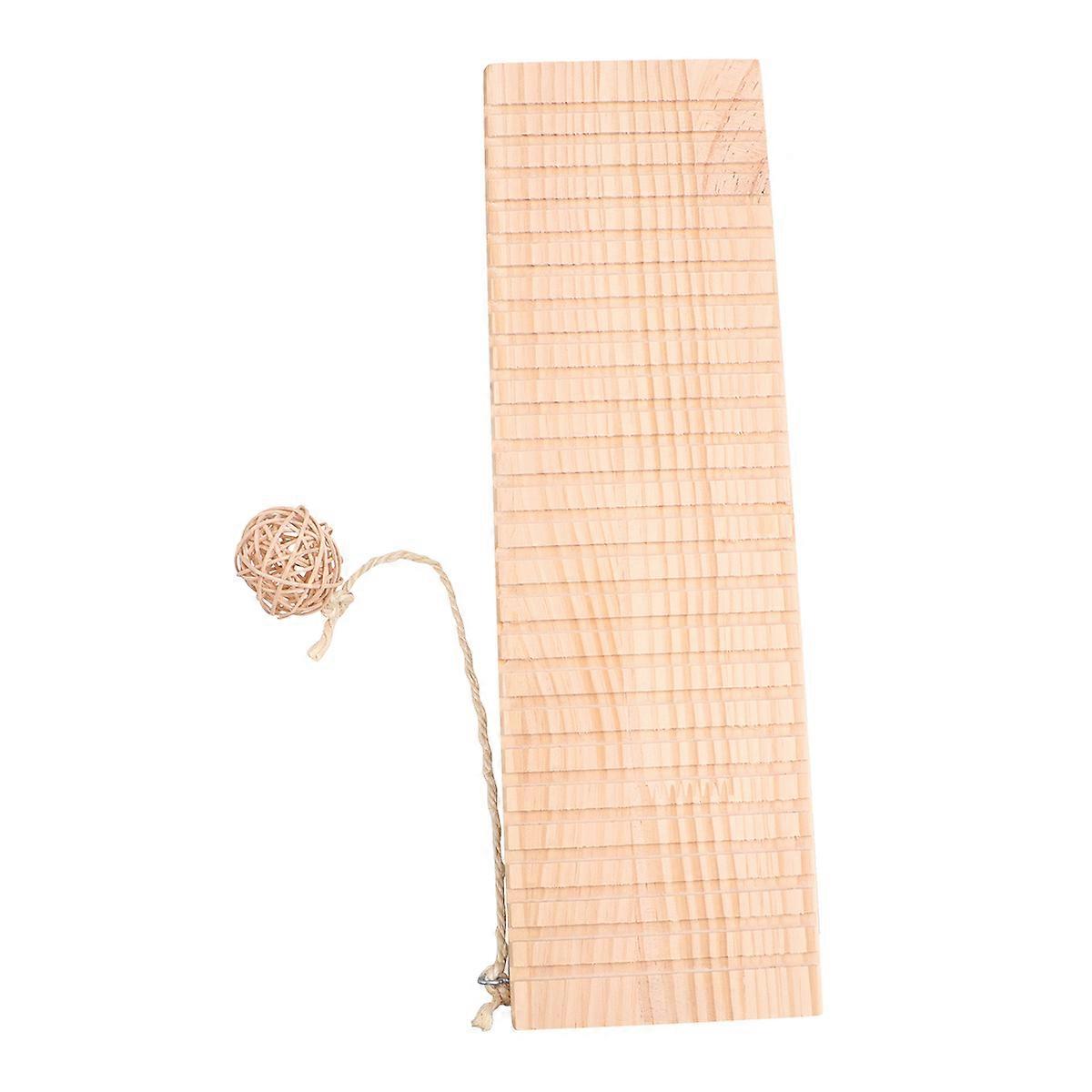 The **Wooden Seesaw for Hamsters** is a fun and engaging toy designed to provide enrichment and exercise for small animals like hamsters, mice, and