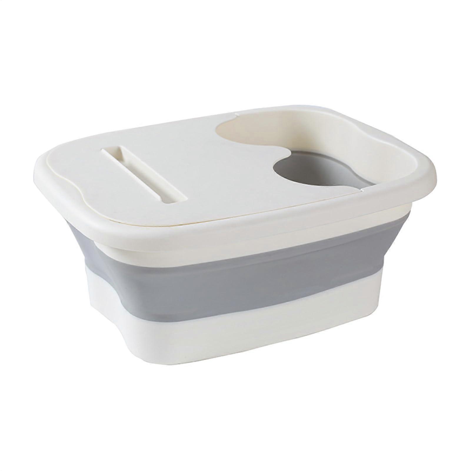 Foot Soaking Basin – Foldable Foot Spa for Home Use, Ergonomic Design, Portable for Travel and Camping, Ideal for Athletes