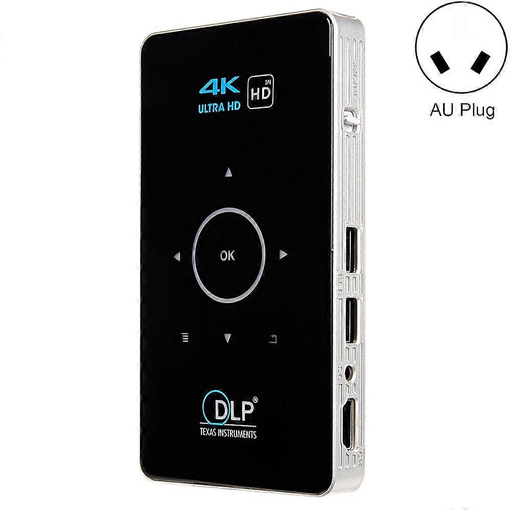 DLP HD Mini Wireless Projector AU Plug (Black)