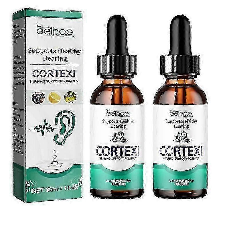 2pcs Ear Drops Tinnitus Treatment Itching Earache Hard Hearing Tinnitus Symptoms Swelling Otitis Care Ear Ringing Relieving Oil