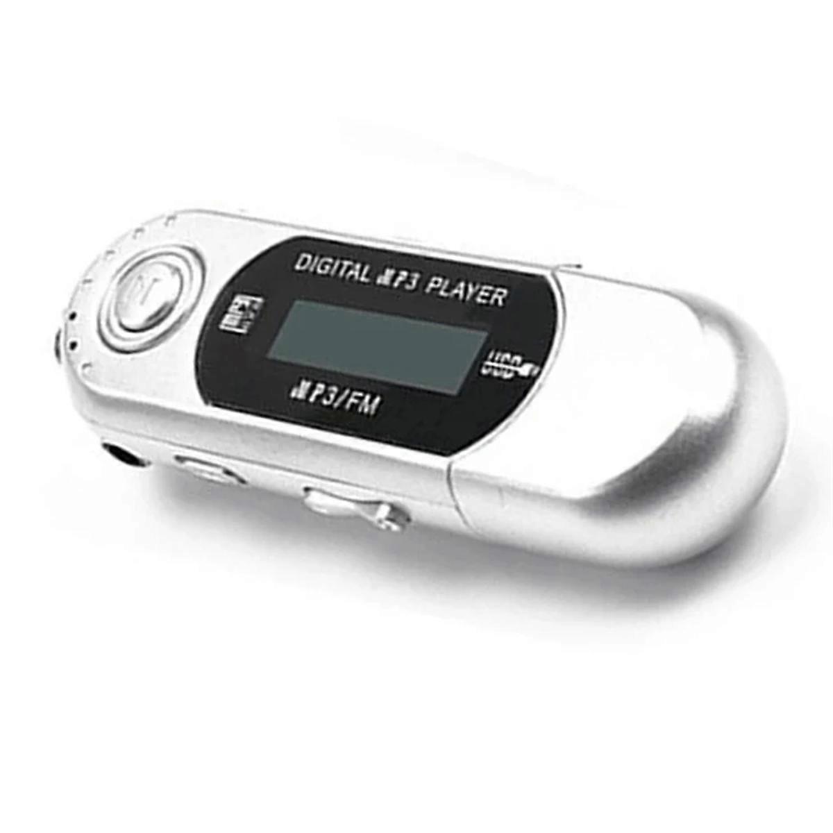 Mini MP3 Player Small Flash Drive Multilanguage LCD Music Player (A)