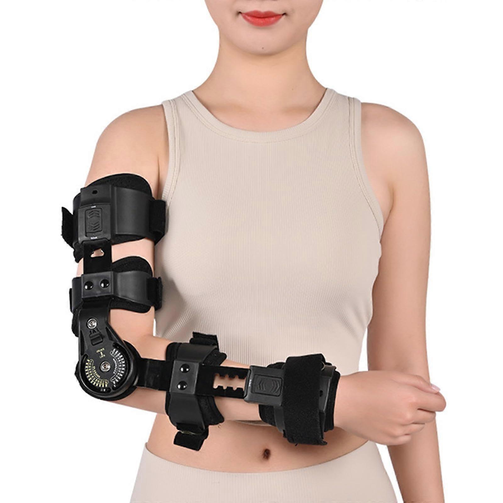 Adjustable Elbow Support Strap for Humerus Fracture, Breathable Postoperative Elbow Brace for Surgery, Right Arm Fit