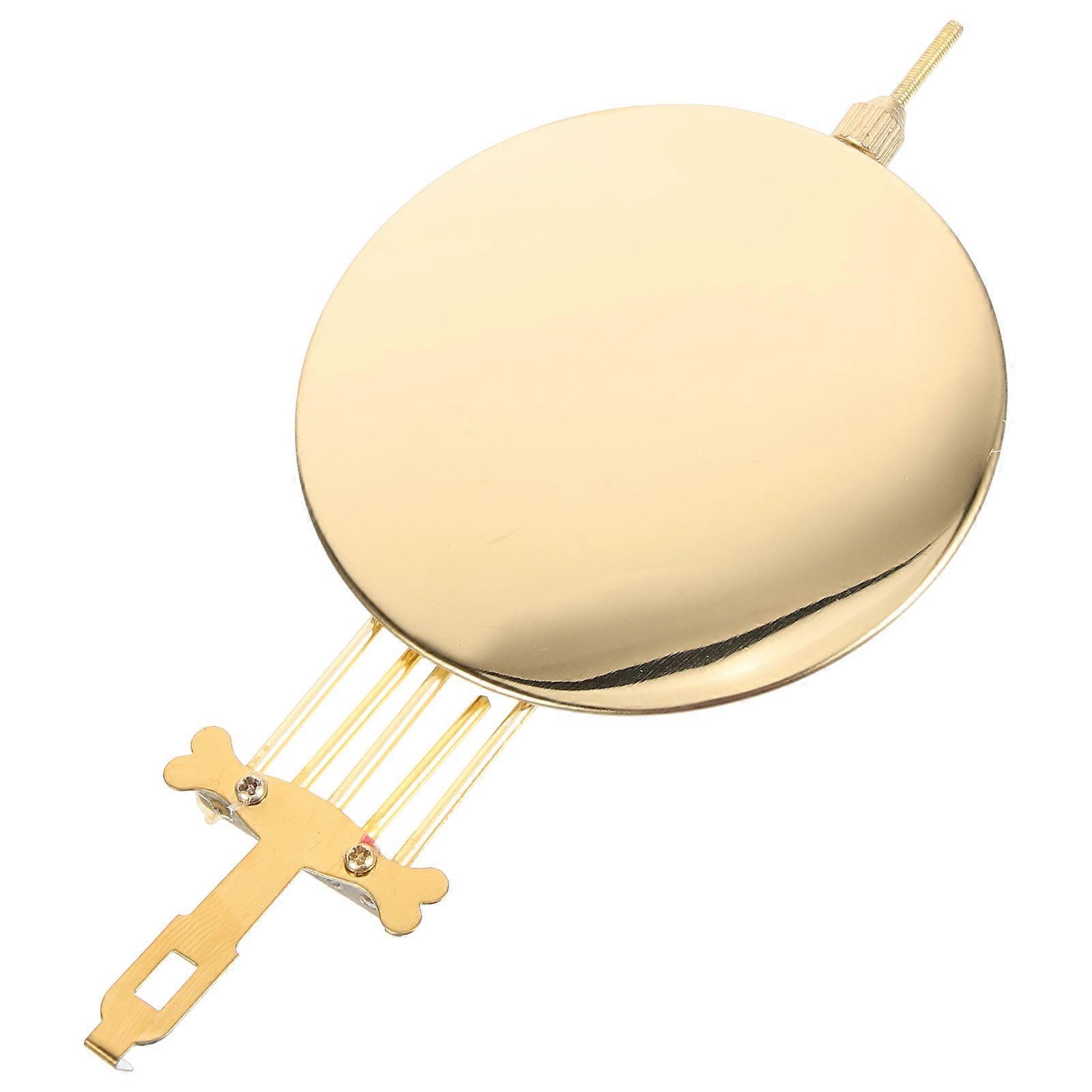 Metal Clock Pendulum Wall Clock Movement Mechanism Part 16X8Cm Golden For DIY Projects 1Pack