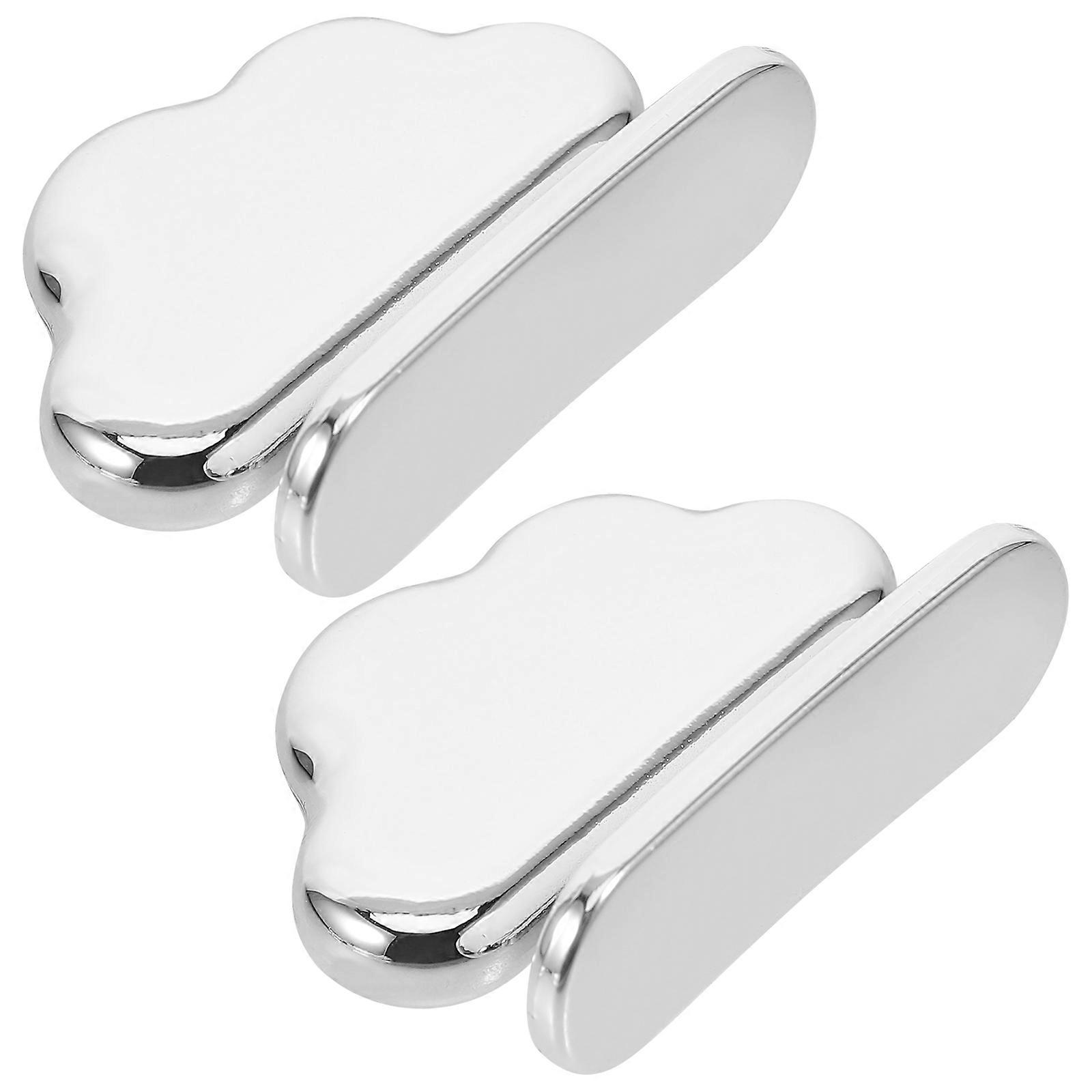 Toilet Seat Lifter Handle Made of Silicone Silver Color for Home Use Works with Any Size