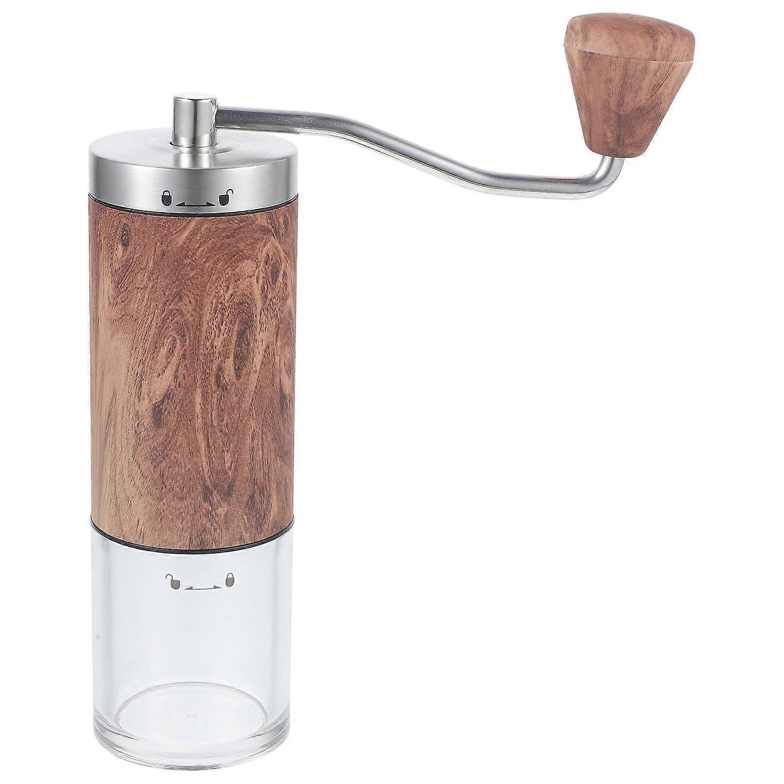 Hand Coffee Grinders Manual Grinding Of Coffee Beans For Home Use Light Brown 1Pcs